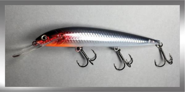 KARIKKO RÄMINÄ Wobbler 12 cm, Farbe: Silver Prey Fish 016, schwimmend mit Rasselkugel, von Suomen Uistin The Finnish Lure Company (Jarmo Rapala)